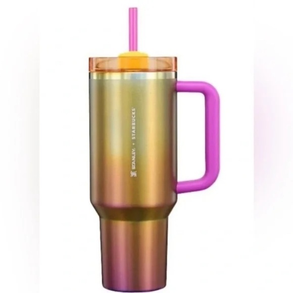 Stanley Other - STARBUCK X STANLEY Limited edition Summer 2024 Collab 40 oz Tumbler Purple Gold